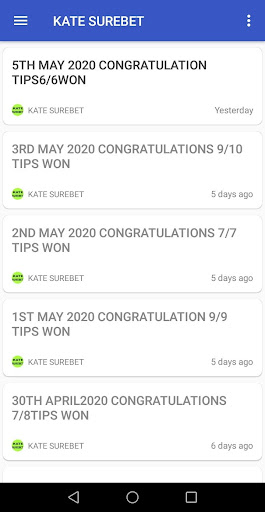 KATE SUREBET PREDICTION