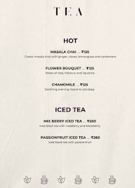 The Pastry Journal menu 1