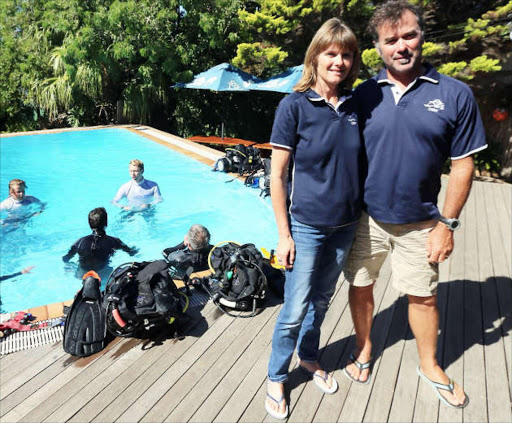 Pro Dive owners Michelle and Louis van Aardt