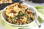 Mediterranean couscous with roasted cauliflower steaks was pinched from <a href="http://www.amuse-your-bouche.com/mediterranean-couscous-roasted-cauliflower-steaks/" target="_blank">www.amuse-your-bouche.com.</a>