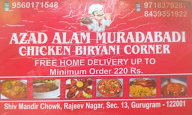 Azad Alam Muradabadi Chicken Biryani Corner menu 1