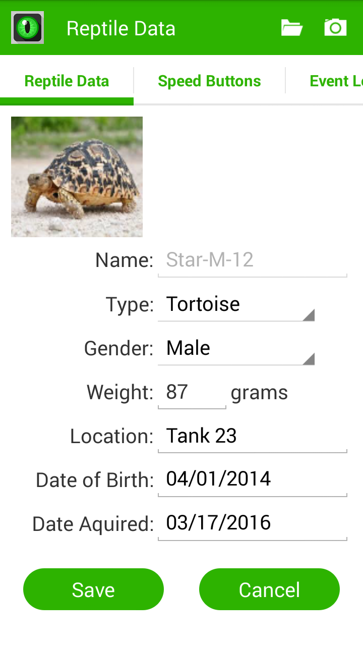 Reptile Tracker - SALE $9.95 Screen 3