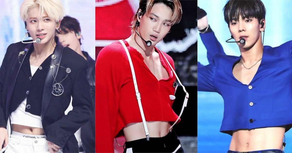 20 Male K Pop Idols That Look Too Good In Crop Tops Koreaboo