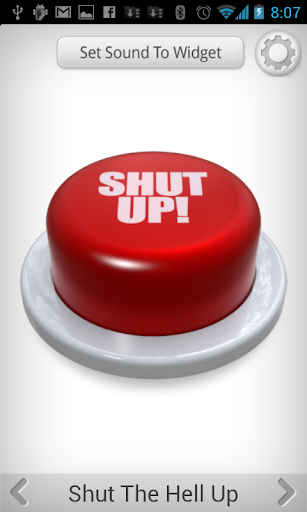 Shut Up Button