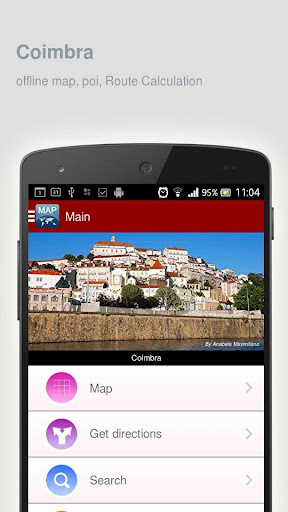 Coimbra Map offline