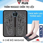 Máy Massage Chân Ems Giúp Lưu Thông Khí Huyết, Thảm Mát Xa Thông Minh Gồm 6 Chế Độ Dung Cực Mạnh Thúc Đẩy Lưu Thông Máu