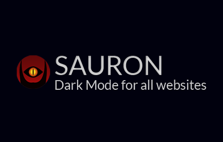 Sauron - Dark mode for all websites small promo image