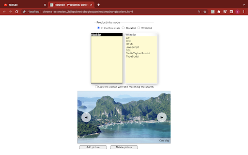 Pictaflow: Blocked Search for YouTube™ Preview 2