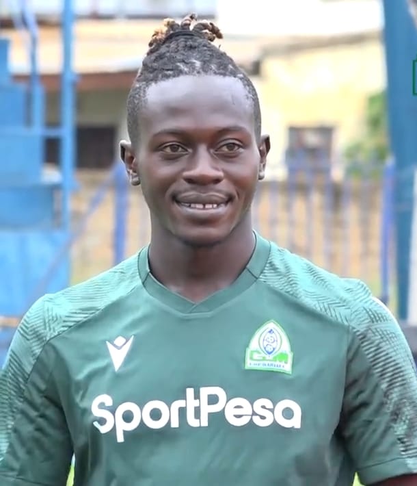 Former Tusker FC player Levin Odhiambo who has since joined Gor Mahia.