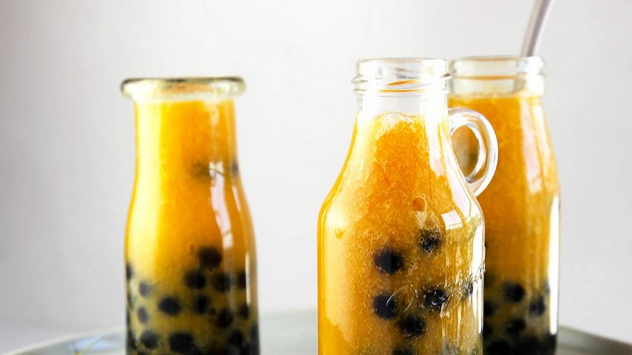 Mango Milk Tea- Mango Boba - China Sichuan Food