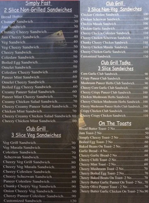 Cheezy Bites menu 