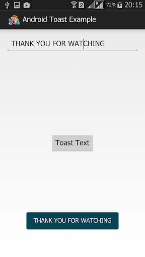 Toast Example