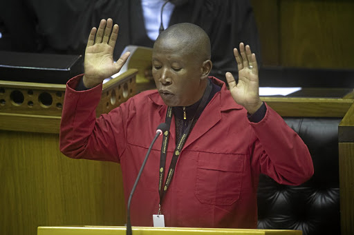 EFF leader Julius Malema described the president's speech as a concoction of "misguided, incoherent, contradictory and proven to be futile ideas mixed in a bag of fantasies". /Jaco Marais/Gallo Images