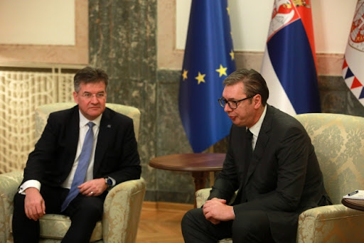 Vučić se sastao sa Lajčakom, razgovarali o ZSO