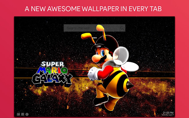 Mario Wallpaper HD Custom New Tab
