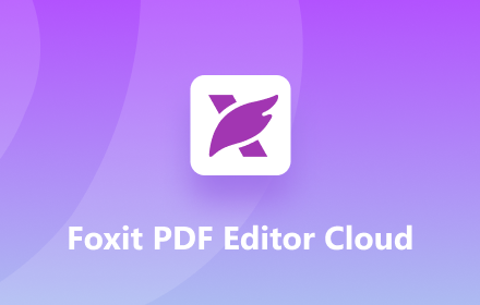 Foxit PDF Editor Cloud: Edit and Convert small promo image