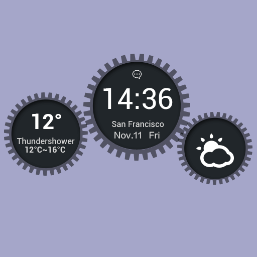 Gear Weather widget icon