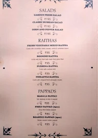 Santrupti menu 1