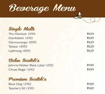 B-Hive menu 