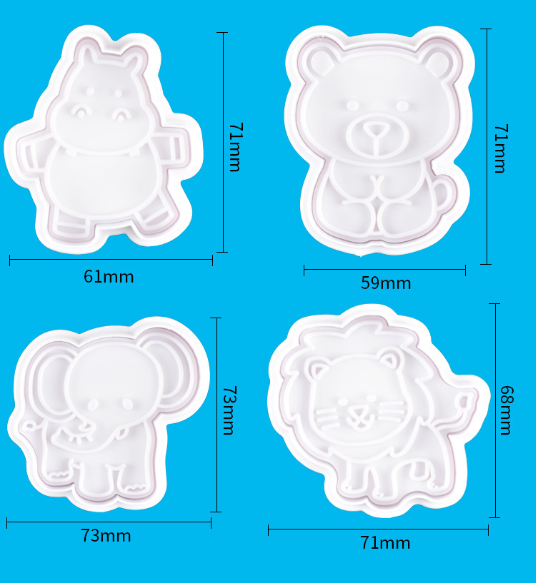 Title 2, Outils de pâtisserie en plastique 3D pour fonda...