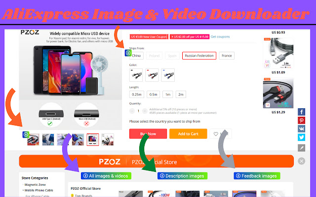 AliExpress Image & Video Downloader