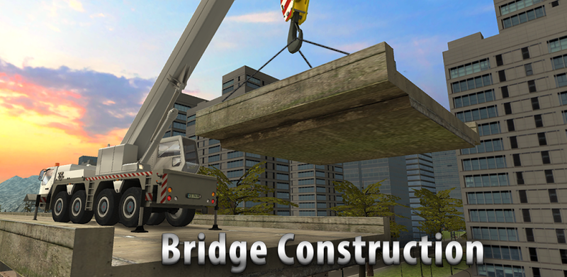 Bridge Construction Crane Sim