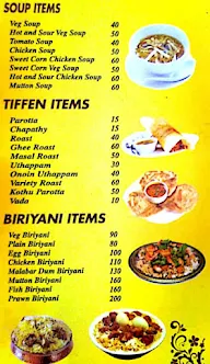 Taste Of Kovai menu 2