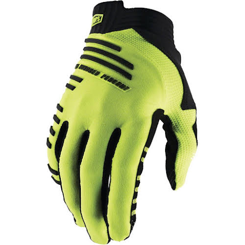 100% R-Core Gloves - Flourescent Yellow