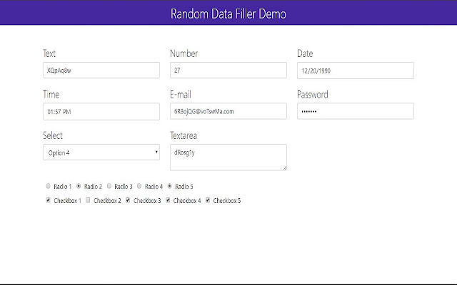 Random-Data-Filler