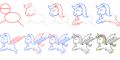 How To Draw Unicorn Google Play De Uygulamalar