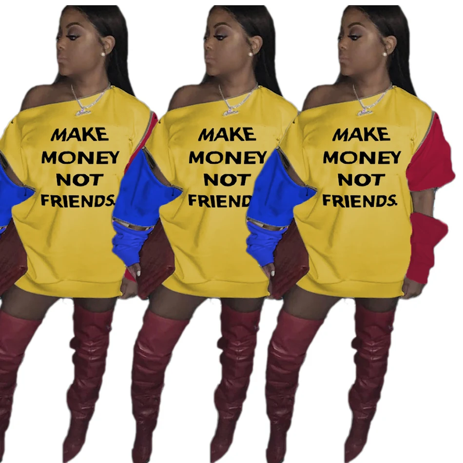 Sweat-shirt à épaules dénudées, pull à capuche actif