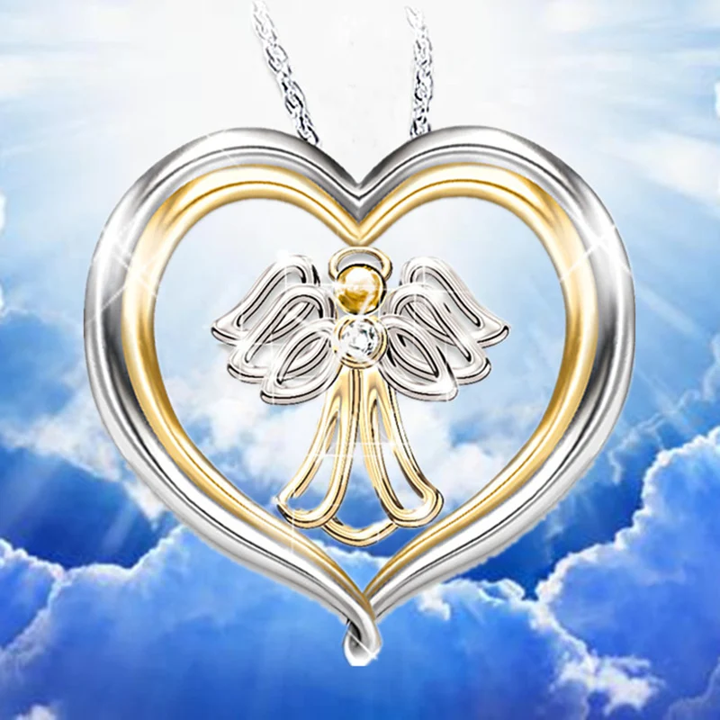 Cute little angel pendant, a perfect gift. Symbol of protection and love, ideal as jewelry or a personal good luck charm