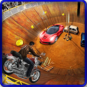 Well of Death Heroes Car Bike Stunts  Icon