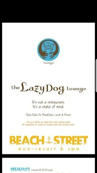 Lazy Dog menu 1