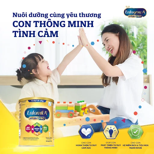 Sữa bột Enfamil A+ NeuroPro 1 Vị Thanh Mát với 2’-FL HMO cho trẻ từ 0 – 6 tháng tuổi– 400g