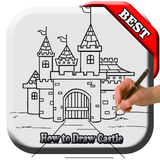 How to Draw a CASTLE! Easy Drawings for Kids 