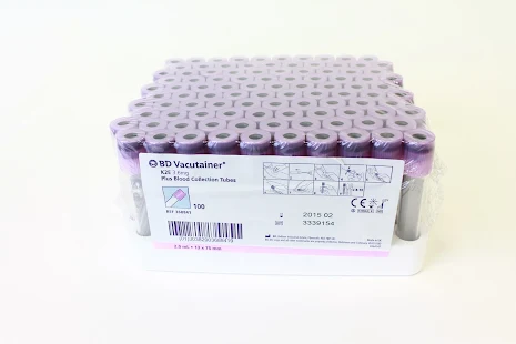 Vacutainer 2ml EDTA lila /100