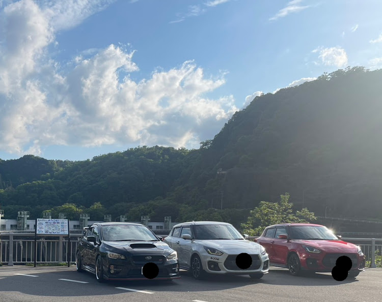 スイフトスポーツのフォロワーさんとの奈良方面ドライブオフ会・第3弾ファイナル・久々にカフェセブン来店・奈良ニュル走行・最後は針テラスにに関するカスタム事例の投稿画像14枚目