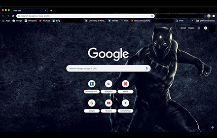 Black Panther chrome extension