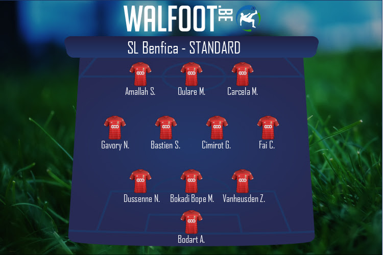 Composition Standard | SL Benfica - Standard (29/10/2020)