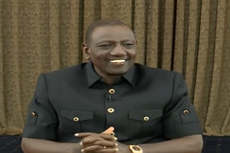 President William Ruto speaks during a joint media roundtable at State House, December 17, 2023.