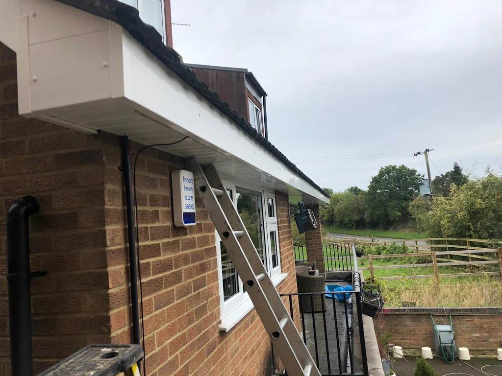 Album cover: Replacement of Fascias, soffits & guttering. 