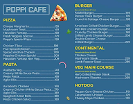 Poppi Cafe menu 2