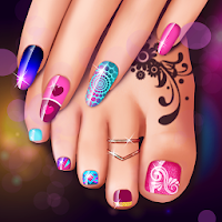 Manicure and Pedicure Games Nail Art Designs