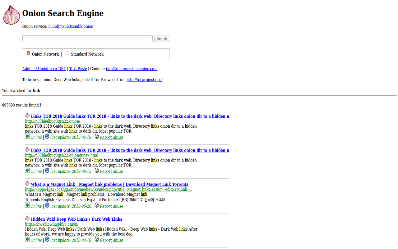 Onion search engine Preview image 1