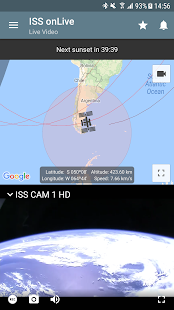 ISS onLive: Live Earth cameras