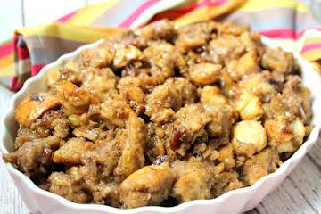 Cajun Crock Pot Bread Pudding