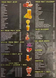 Natural Juice menu 2