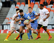 Francois van Wyk from the Western Force during the Super Rugby match between the Toyota Cheetahs and the Western Force at the Free State Stadium on 2 July 2016.