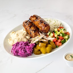 Grilled Veal Kefta Platter